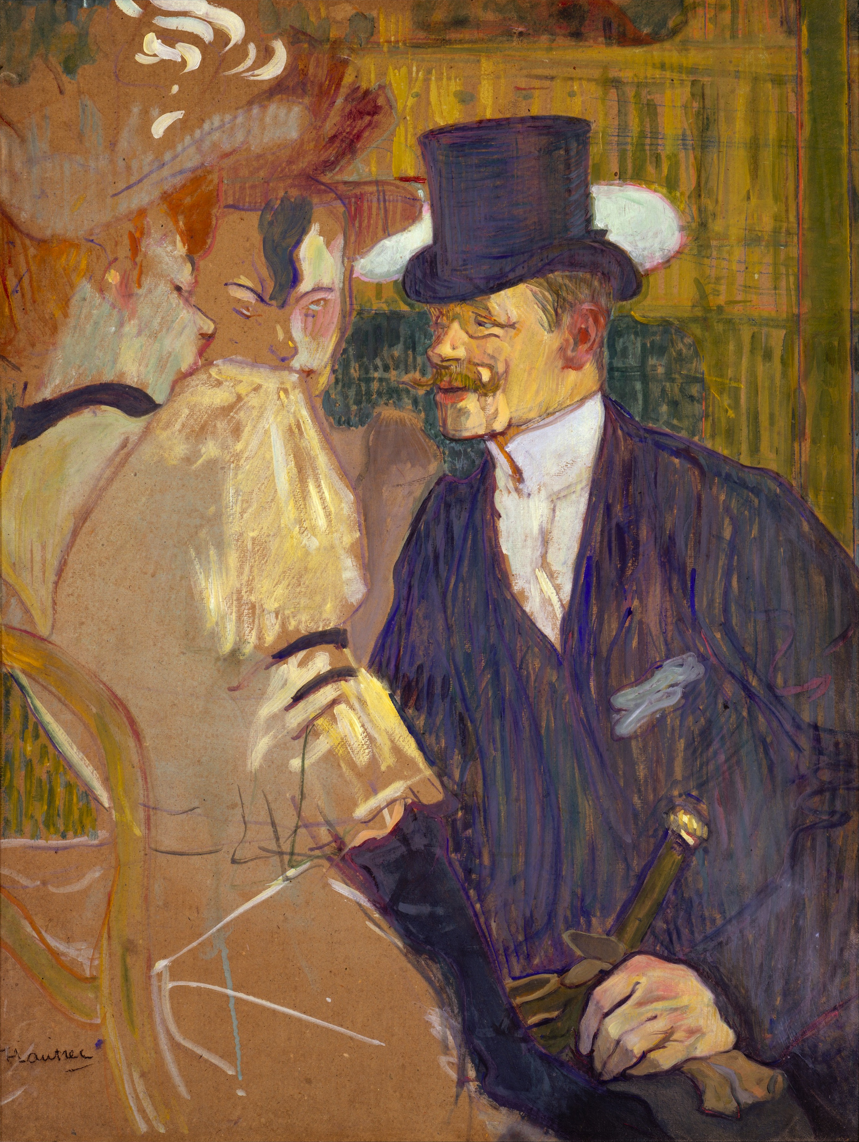 The Englishman (William Tom Warrener, 1861–1934) at the Moulin Rouge