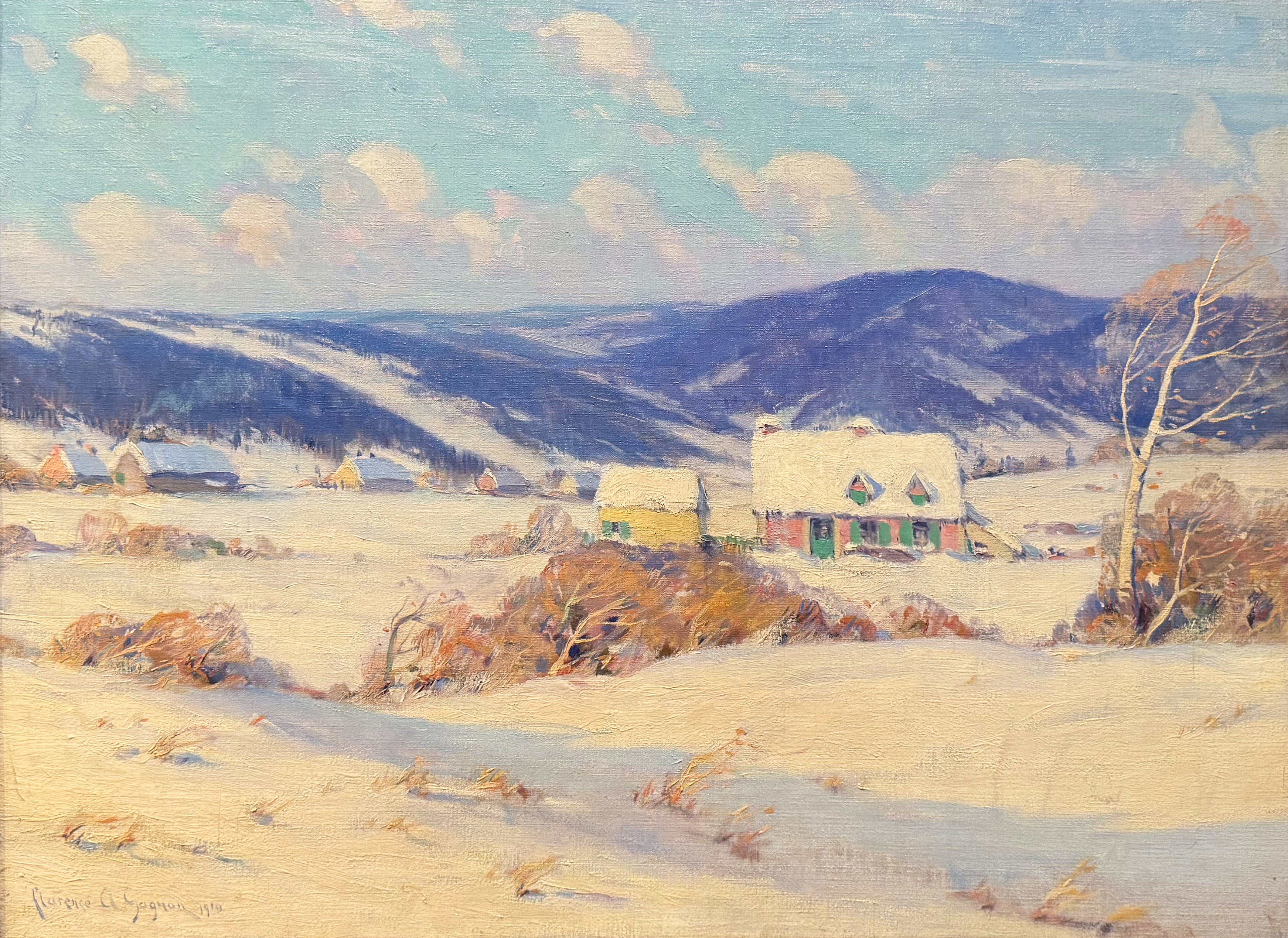 In the Laurentians, Winter