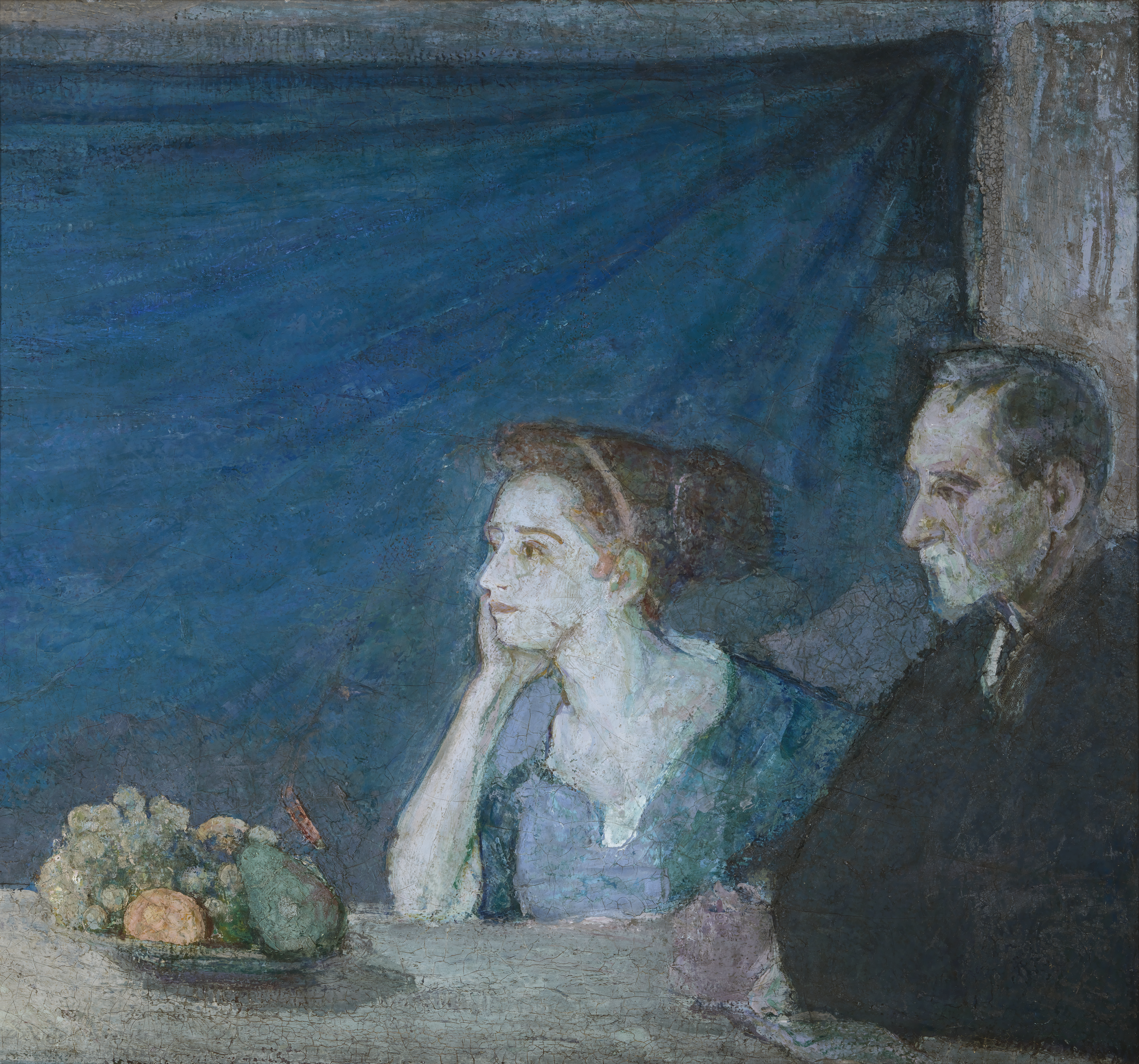 Portrait of Mr. and Mrs. Atherton Curtis with Still Life