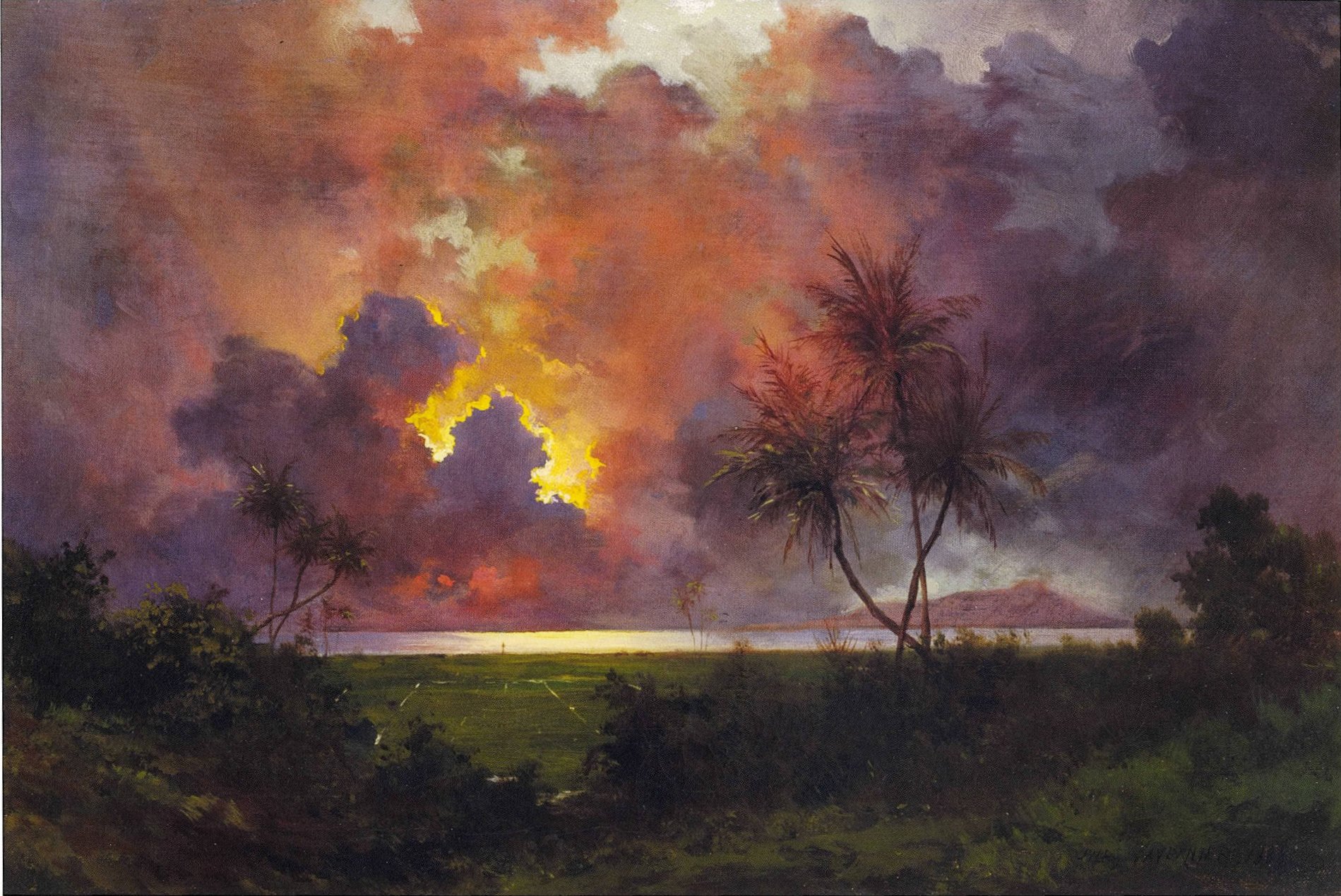 Sunrise over Diamond Head