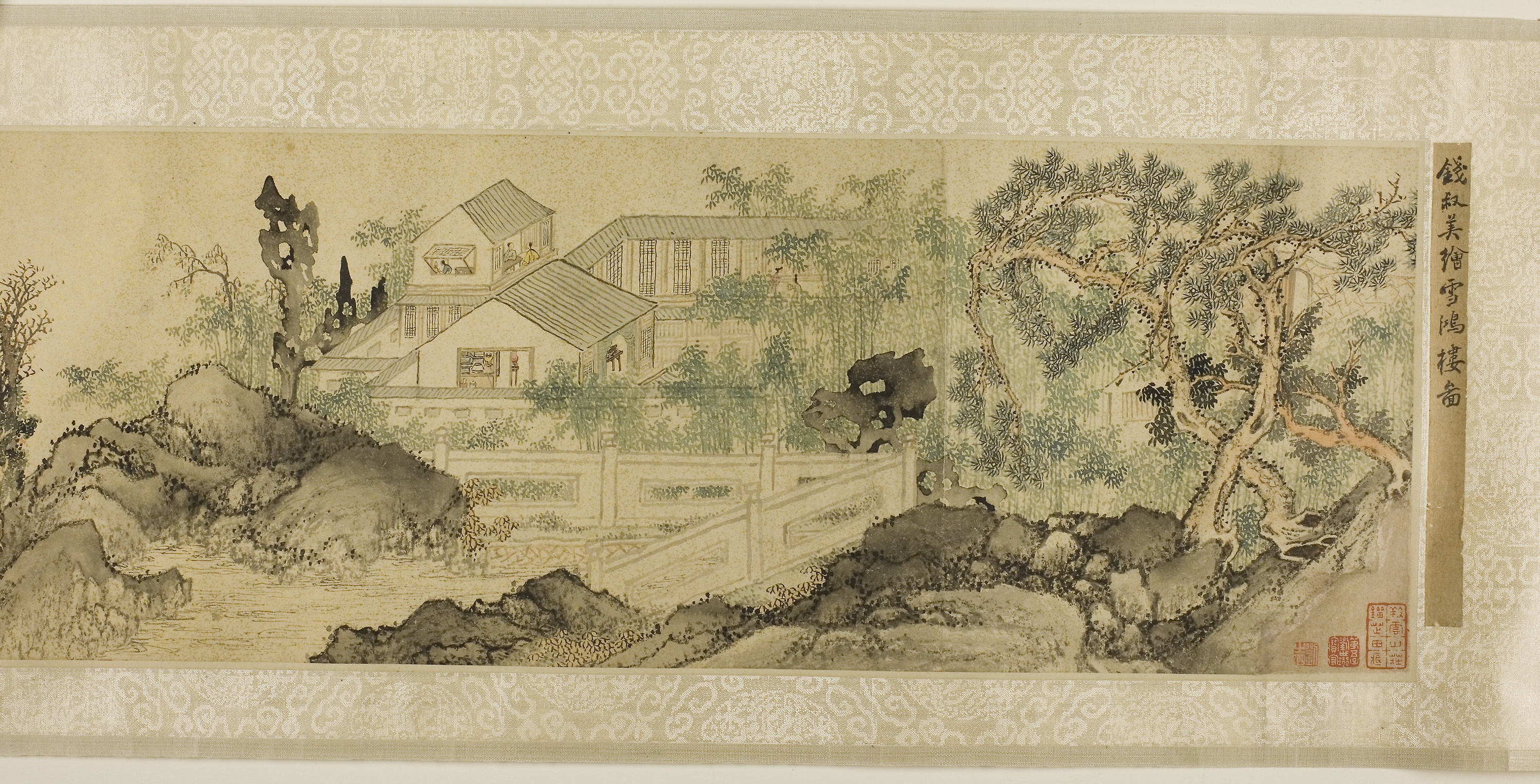 The Xuehong Pavilion in a Scholar's Garden
