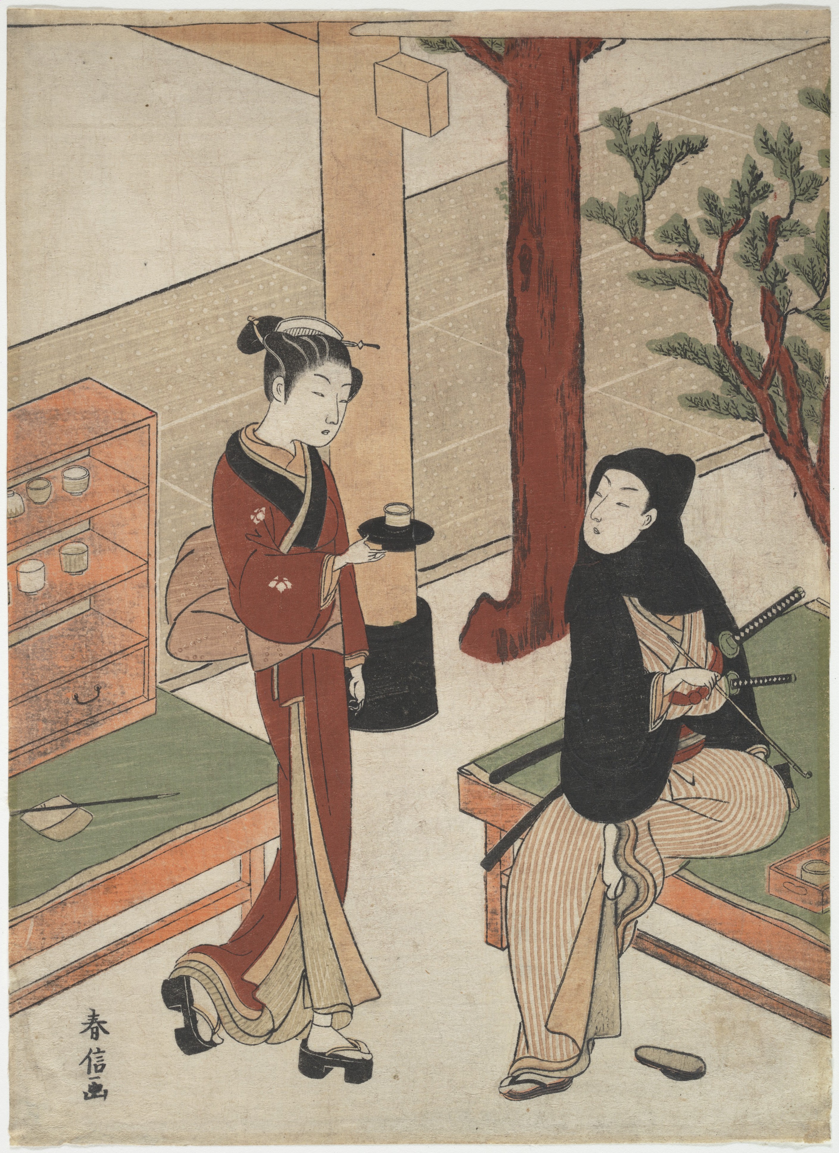 The artist and O-sen