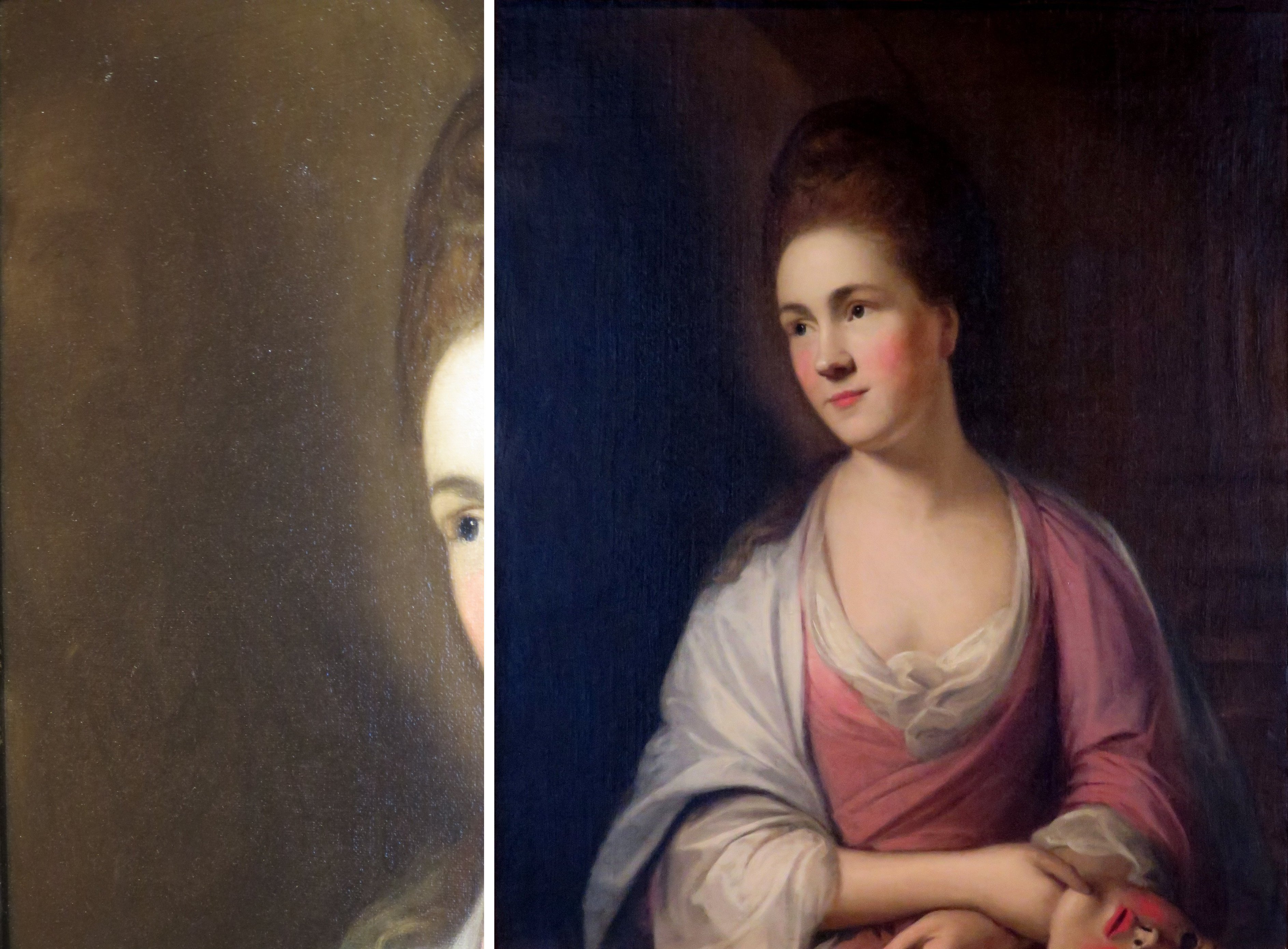 The Actress Elizabeth Younge with Bust of Shakespeare