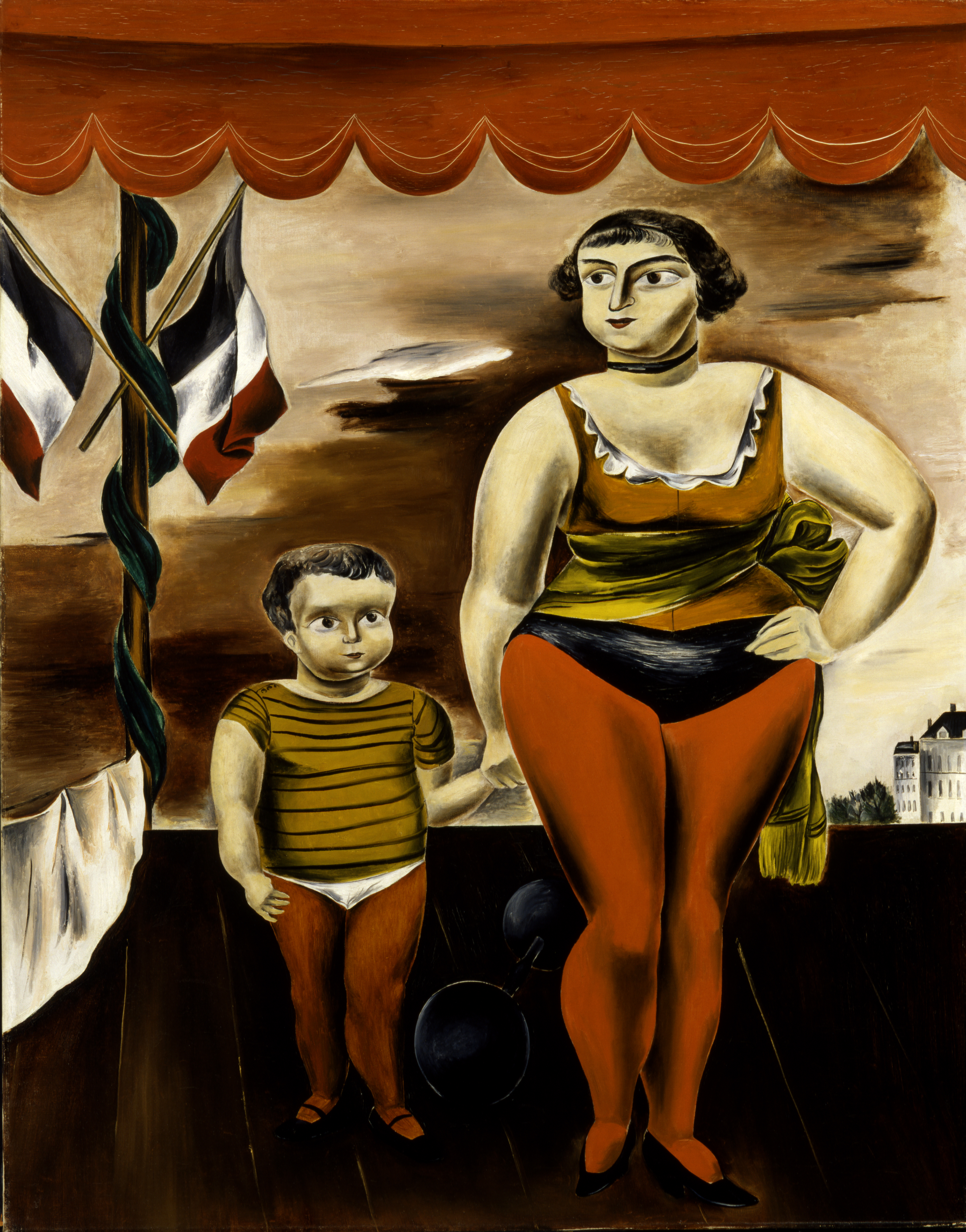 Strong Woman and Child