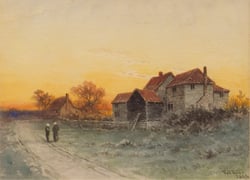 English Village at Evening
