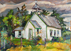 Deserted Church Near Clarkleigh Manitoba