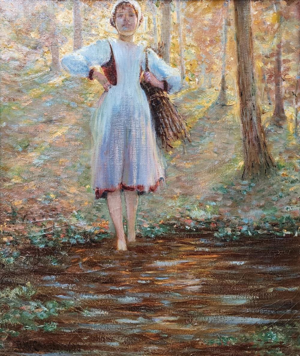 ROBERT W CHAMBERS 24X20 O/C GATHERING WOOD