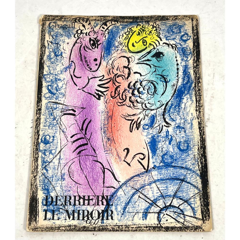 MARC CHAGALL DERRIERE LE MIROIR NO. 132 JUNE 1962 MAEGHT EDITEUR WITH ORIGINAL COVER LITHOGRAPH